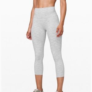 Lululemon Wunder Under Crop 21 wee are from space